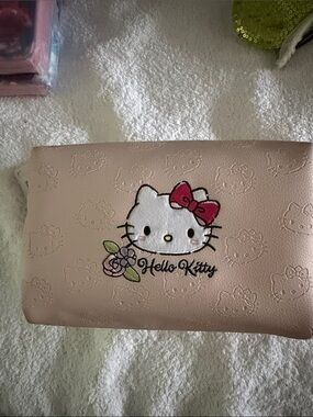 Hello Kitty Pink Embroidered Cosmetic bag/pouch.Primark